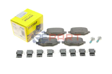 Фото Колодки гальмівні (задні) Citroen C4/Peugeot 2008 18- (TRW) Q+ TEXTAR (2619801) зображення 1