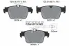 Фото Комплект гальмівних колодок задн, AUDI A3, A3 ALLSTREET CUPRA FORMENTOR, LEON, LEON SPORTSTOURER 1.0-2.5 11.19 TEXTAR (2620603) зображення 1
