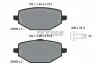 Фото Комплект гальмівних колодок задн, MITSUBISHI ASX RENAULT CAPTUR II, MEGANE IV, SYMBIOZ 1.6H/1.8H 05.20 TEXTAR (2646801) зображення 1
