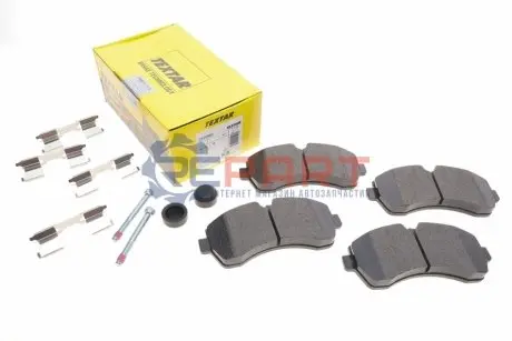 Фото Колодки гальмівні (передні) MB Sprinter 509-515CDI/VW Crafter 50 06- (спарка) (Brembo) Q+ TEXTAR (2920002) зображення 1