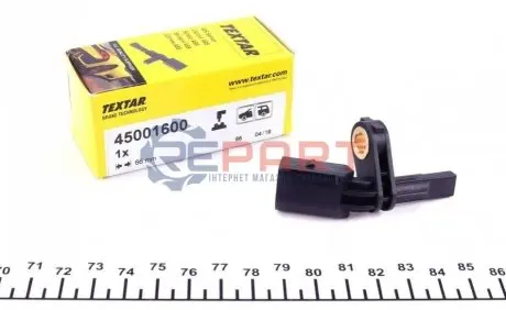 Датчик ABS задн/передн Лів MAN TGE AUDI A1, A3, Q3, TT PORSCHE CARRERA GT SEAT ALHAMBRA, ALTEA, ALTEA XL, LEON, LEON ST, TOLEDO III SKODA OCTAVIA II, OCTAVIA III 0.8DH-Electric 02.03 TEXTAR 45001600 Купити в Україні