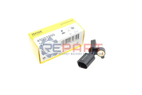 Датчик ABS задн Лів AUDI A1, A2 SEAT CORDOBA, IBIZA III, IBIZA IV, IBIZA IV SC, IBIZA IV ST, MII, TOLEDO IV SKODA CITIGO, E-CITIGO, FABIA I, FABIA I PRAKTIK, FABIA II 1.0-Electric 08.99 TEXTAR 45007900 Купити в Україні