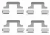 Монтажний набір гальмівних колодок AUDI A3, A8 D4, Q3, TT SEAT LEON, LEON SC, LEON ST SKODA OCTAVIA III, SUPERB II VW CC B7, EOS, GOLF V, GOLF VI, PASSAT B6, PASSAT B7 1.4-3.6 07.03-12.20 TEXTAR (82502000) зображення 1