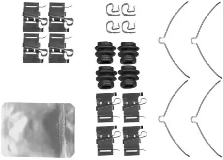 Монтажний набір гальмівних колодок JEEP CHEROKEE LEXUS ES, LM, LS, NX, RX TOYOTA CAMRY, HIGHLANDER / KLUGER, RAV 4 III, RAV 4 IV, RAV 4 V 2.0-3.5H 05.07 TEXTAR 82555600