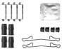 Комплектуючі гальмівних колодок 82561000