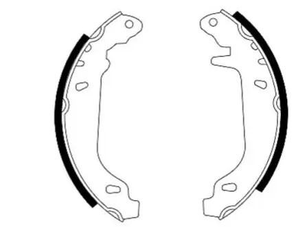 Гальмівна колодка RENAULT 11, 19 I, 19 I CHAMADE, 19 II, 19 II CHAMADE, 21, 9, CLIO I, RAPID, SUPER 5, TWINGO I 1.0-2.1D 09.81-06.07 TEXTAR 91037400