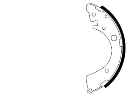 Гальмівна колодка HONDA ACCORD III, CIVIC V, CIVIC VI, CIVIC VII, HR-V, LOGO 1.3-2.0D 11.85 TEXTAR 91039601