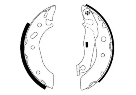 Гальмівна колодка FORD ESCORT CLASSIC, ESCORT VI, FIESTA, FIESTA IV, KA, PUMA MAZDA 121 III 1.0-1.8D 01.95-11.08 TEXTAR 91048800