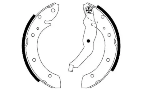 Гальмівна колодка RENAULT LAGUNA I, MEGANE I, MEGANE SCÉNIC, SCENIC I 1.4-2.2D 09.95-09.03 TEXTAR 91050000