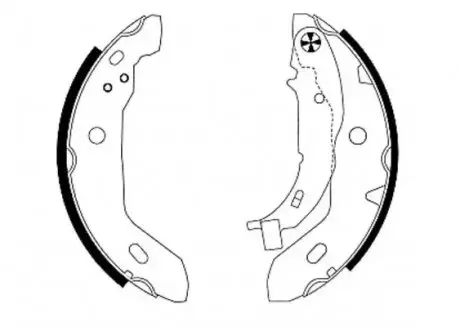Гальмівна колодка MERCEDES A (W168) 1.4/1.6/1.7D 07.97-08.04 TEXTAR 91053000