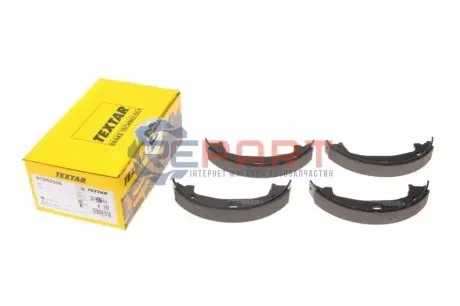 Фото Колодки ручника BMW 1 (E81/E82)/3 (E46/E90) 98-13 (160.5x20) TEXTAR (91053300) зображення 1