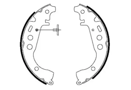 Гальмівна колодка DAIHATSU CHARADE VIII SUBARU JUSTY IV TOYOTA ALLION I, BB I, CELICA, COROLLA, IQ, IST, OPA, PORTE I, PREMIO, RAUM, WILL CYPHA I, YARIS, YARIS / VIOS 1.0-1.8 04.99 TEXTAR 91053500