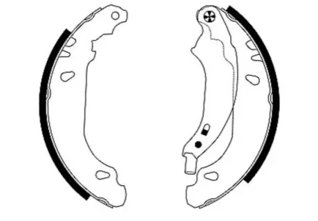 Гальмівна колодка PEUGEOT 206, 206+ 1.1-1.9D 08.98 TEXTAR 91053800