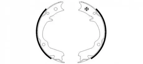 Гальмівна колодка SUBARU FORESTER, IMPREZA, LEGACY I, LEGACY II, LEGACY III, LEGACY OUTBACK, OUTBACK 1.5-3.0 01.89-10.12 TEXTAR 91055400