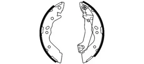 Гальмівна колодка HYUNDAI ATOS 1.0/1.1 02.98-12.10 TEXTAR 91056800