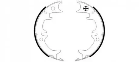 Гальмівна колодка LEXUS ES, RX TOYOTA AVALON, AVENSIS, CAMRY, CARINA E VI, CARINA V, CELICA, HARRIER, MARK II, SOLARA 1.6-3.5 08.81-03.18 TEXTAR 91059400