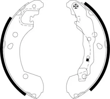 Гальмівна колодка NISSAN MICRA C+C III, MICRA III, NOTE, TERRANO, TIIDA RENAULT CLIO III, MODUS, THALIA II 1.0-2.0 03.02 TEXTAR 91062600