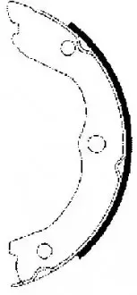 Гальмівна колодка NISSAN INTERSTAR, X-TRAIL I 1.9D-3.0D 06.01 TEXTAR 91062700