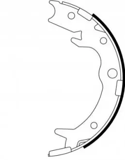 Тормозные колодки ручного тормоза TEXTAR 91062800