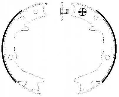 Гальмівна колодка MITSUBISHI GALANT VII, GALANT VIII, LANCER CARGO, LANCER IV, LANCER VI, LANCER VII, OUTLANDER I, SIGMA 1.3-3.0 12.90-12.13 TEXTAR 91063000