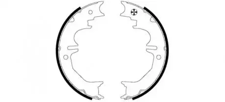 Гальмівна колодка LEXUS GX TOYOTA FJ CRUISER, LAND CRUISER, LAND CRUISER 90, LAND CRUISER PRADO 2.7-4.7 04.95 TEXTAR 91066100