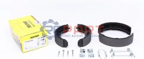 Тормозные колодки ручного тормоза TEXTAR 91066700