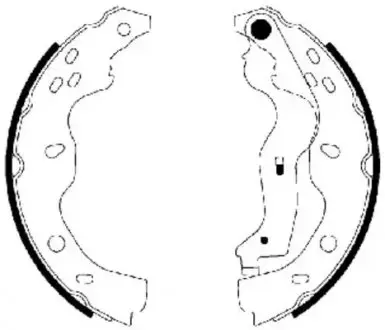 Гальмівна колодка FIAT SEDICI SUZUKI SX4 1.5-2.0D 06.06 TEXTAR 91067500