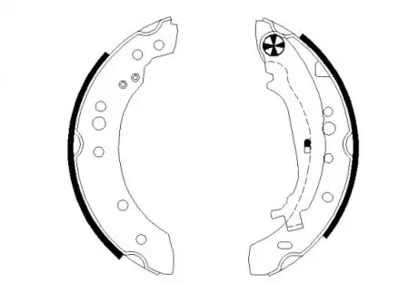 Гальмівна колодка MITSUBISHI COLT, COLT VI SMART FORFOUR 1.1-1.5D 01.04-06.12 TEXTAR 91068800