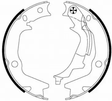 Гальмівна колодка HYUNDAI GETZ, SONATA IV KIA MAGENTIS I, SOUL I 1.1-2.7 03.98-12.14 TEXTAR 91070300