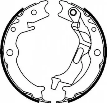 Тормозные колодки (набор). Тормозные колодки (набор), стояночная тормозная система. TEXTAR 91071000