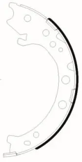 Гальмівна колодка ACURA RDX HONDA CR-V II, CR-V III, CR-V IV, CR-V V, ELYSION 1.5-3.5 09.01 TEXTAR 91083100