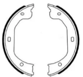 Гальмівна колодка FORD MAVERICK FORD USA ESCAPE MAZDA TRIBUTE 2.0/2.3/3.0 03.00 TEXTAR 91087000