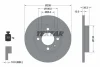 Диск тормозной TEXTAR (92010603) изображение 2