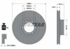 Тормозной диск - TEXTAR 92017203 (4403283, 7700561367, 7701204281)