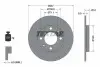 Диск гальмівний задн Лів/Прав CITROEN SAXO, XSARA, ZX PEUGEOT 106 II, 206, 306 1.4-2.0D 03.91 TEXTAR (92055003) зображення 1