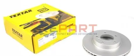 Фото Диск гальмівний (передній) BMW 3 (E36/E46) (286x22) PRO+ TEXTAR (92055605) зображення 1