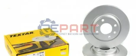 Фото Диск гальмівний (передній) Citroen Berlingo/Peugeot Partner 96- (266x13) PRO TEXTAR (92089103) зображення 1