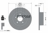 Тормозной диск - TEXTAR 92095203 (NTC8781, SDB000470)
