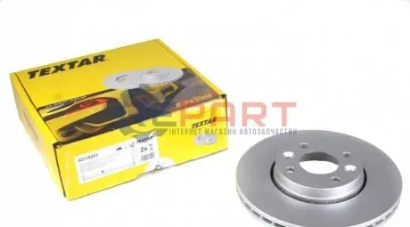 Фото Диск гальмівний (передній) Renault Megane II/Clio II/III 1.2-1.5 dCI 02- (260x22) PRO TEXTAR (92119203) зображення 1