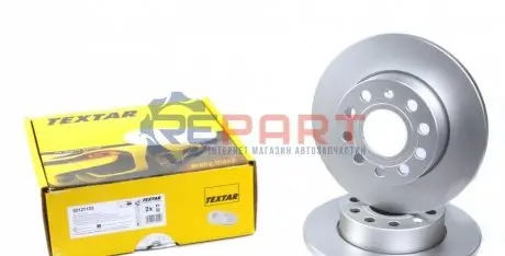 Фото Диск гальмівний (задній) VW Caddy III 04- (256x11.9) PRO TEXTAR (92121103) зображення 1