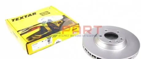 Фото Диск гальмівний (передній) Audi Q7 06-15/Porsche Cayenne 02-/VW Touareg 02-10 (350x34) (R) PRO+ TEXTAR (92121805) зображення 1