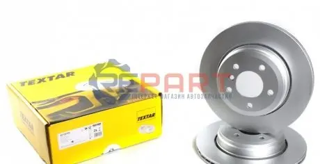 Фото Диск гальмівний (задній) BMW 5 (E60)/5 (E61)/6 (E64) 03-12 (320x20) PRO TEXTAR (92122703) зображення 1