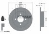 Гальмівний диск TEXTAR 92128600 (фото 1)