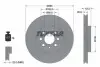 Диск гальмівний передн Лів/Прав OPEL ASTRA H, ASTRA H CLASSIC, ASTRA H GTC 1.2-1.9D 01.04 TEXTAR (92129303) зображення 1