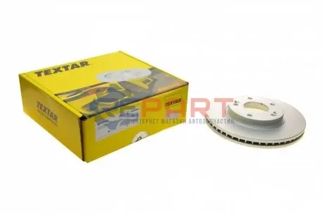 Фото Диск гальмівний (передній) Hyundai Tucson/i30 2.0 CRDi 04-/Kia Cee'd 06- (280x26) PRO+ TEXTAR (92133905) зображення 1