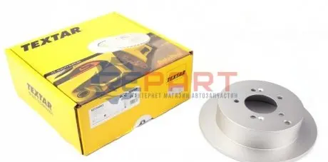 Фото Диск гальмівний (задній) Hyundai Santa FE/ Tucson/Kia Sportage 04- (284x10.1) PRO TEXTAR (92134003) зображення 1