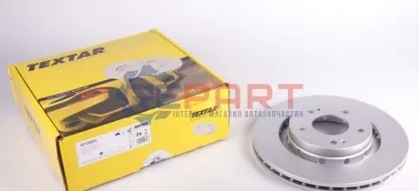 Диск гальмівний передн Лів/Прав (без маточини) CITROEN C-CROSSER, C-CROSSER ENTERPRISE MITSUBISHI LANCER IV, LANCER V, LANCER VIII, OUTLANDER I, OUTLANDER II, OUTLANDER III 2.0-3.0 01.94 TEXTAR 92135203 Купити в Україні