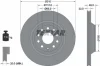 Диск гальмівний задн Лів/Прав AUDI A3, A3 ALLSTREET, Q2, Q3, TT CUPRA ATECA, FORMENTOR, LEON, LEON SPORTSTOURER, TERRAMAR SEAT LEON, LEON SC, LEON SPORTSTOURER, LEON ST, TARRACO 1.0-3.6 07.03 TEXTAR (92140703) зображення 3