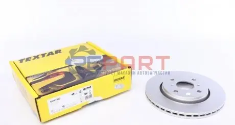 Диск гальмівний передн Лів/Прав CITROEN C1, C1 II PEUGEOT 107, 108 TOYOTA AYGO 1.0/1.2/1.4D 06.05 TEXTAR 92141903