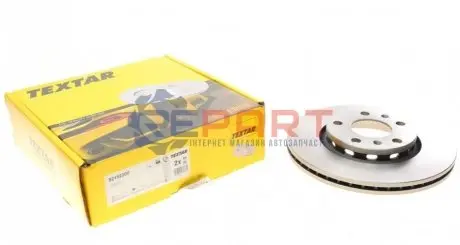 Фото Диск гальмівний (задній) Audi A8 02-10/VW Phaeton 02-16 (280x22) (вентильований) TEXTAR (92152200) зображення 1